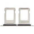 Single Sim Card Tray For iPhone 15 Pro / 15 Pro Max (White Titanium)