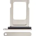 Single Sim Card Tray For iPhone 15 Pro / 15 Pro Max (White Titanium)