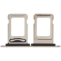 Dual Sim Card Tray For iPhone 15 Pro / 15 Pro Max (Natural Titanium)