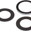 Back Camera Lens (Glass Only) With Adhesive For iPhone 15 Pro Max (3 Piece Set) (Premium) (Real Sapphire)