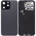 Заднє скло з магнітом MagSafe, NFC і шлейфом спалаху для iPhone 15 Pro Max (Used OEM Pull: Grade A) (Black Titanium)
