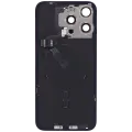 Заднє скло з магнітом MagSafe, NFC і шлейфом спалаху для iPhone 15 Pro Max (Used OEM Pull: Grade A) (Blue Titanium)
