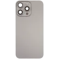 Заднє скло з магнітом MagSafe, NFC і шлейфом спалаху для iPhone 15 Pro Max (Used OEM Pull: Grade A) (Natural Titanium)