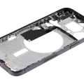 Mid-Frame Housing W/ Small Parts For iPhone 15 Pro Max (US Version) (Used OEM Pull: Grade A) (Black Titanium)