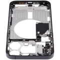 Mid-Frame Housing W/ Small Parts For iPhone 15 Pro Max (US Version) (Used OEM Pull: Grade A) (Black Titanium)