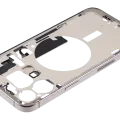 Mid-Frame Housing W/ Small Parts For iPhone 15 Pro Max (US Version) (Used OEM Pull: Grade A) (Natural Titanium)