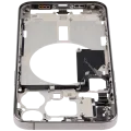 Mid-Frame Housing W/ Small Parts For iPhone 15 Pro Max (US Version) (Used OEM Pull: Grade A) (Natural Titanium)