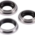 Back Camera Lens With Bracket & Bezel For iPhone 15 Pro Max (3 Piece Set) (Premium) (White Titanium)