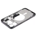 Mid-Frame Housing W/ Small Parts For iPhone 15 Pro Max (US Version) (Used OEM Pull: Grade C) (Black Titanium)