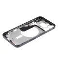Mid-Frame Housing W/ Small Parts For iPhone 15 Pro Max (US Version) (Used OEM Pull: Grade C) (Black Titanium)