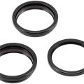 Back Camera Bezel Ring Only For iPhone 15 Pro Max (Black Titanium) (3 Piece Set)