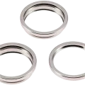 Back Camera Bezel Ring Only For iPhone 15 Pro Max (Natural Titanium) (3 Piece Set)