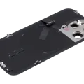 Заднє скло з магнітом MagSafe, NFC і шлейфом спалаху для iPhone 15 Pro (Used OEM Pull: Grade A) (Black Titanium)