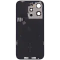 Заднє скло з магнітом MagSafe, NFC і шлейфом спалаху для iPhone 15 Pro (Used OEM Pull: Grade A) (White Titanium)