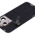 Заднє скло з магнітом MagSafe, NFC і шлейфом спалаху для iPhone 15 Pro (Used OEM Pull: Grade A) (White Titanium)