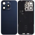 Back Glass w/ MagSafe Magnet & NFC & Flashlight Flex For iPhone 15 Pro (Used OEM Pull: Grade A) (Blue Titanium)