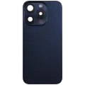 Back Glass w/ MagSafe Magnet & NFC & Flashlight Flex For iPhone 15 Pro (Used OEM Pull: Grade A) (Blue Titanium)
