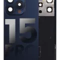 Back Glass w/ MagSafe Magnet & NFC & Flashlight Flex For iPhone 15 Pro (Used OEM Pull: Grade A) (Blue Titanium)