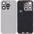 Заднє скло з магнітом MagSafe, NFC і шлейфом спалаху для iPhone 15 Pro (Used OEM Pull: Grade A) (Natural Titanium)