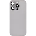 Заднє скло з магнітом MagSafe, NFC і шлейфом спалаху для iPhone 15 Pro (Used OEM Pull: Grade A) (Natural Titanium)