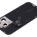 Заднє скло з магнітом MagSafe, NFC і шлейфом спалаху для iPhone 15 Pro (Used OEM Pull: Grade A) (Natural Titanium)