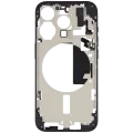 Mid-Frame Housing W/ Small Parts For iPhone 15 Pro (US Version) (Used OEM Pull: Grade A) (Blue Titanium)