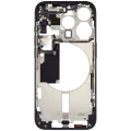Mid-Frame Housing W/ Small Parts For iPhone 15 Pro (US Version) (Used OEM Pull: Grade A) (Blue Titanium)
