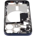 Mid-Frame Housing W/ Small Parts For iPhone 15 Pro (US Version) (Used OEM Pull: Grade A) (Blue Titanium)