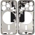 Mid-Frame Housing W/ Small Parts For iPhone 15 Pro (US Version) (Used OEM Pull: Grade A) (Natural Titanium)