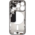Mid-Frame Housing W/ Small Parts For iPhone 15 Pro (US Version) (Used OEM Pull: Grade A) (Natural Titanium)