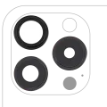 Back Camera Lens With Bracket & Bezel For iPhone 15 Pro (3 Piece Set) (Premium) (Black Titanium)