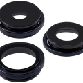 Back Camera Lens With Bracket & Bezel For iPhone 15 Pro (3 Piece Set) (Premium) (Blue Titanium)