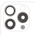 Back Camera Lens With Bracket & Bezel For iPhone 15 Pro (3 Piece Set) (Premium) (Natural Titanium)