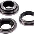 Back Camera Lens With Bracket & Bezel For iPhone 15 Pro (3 Piece Set) (Premium) (Natural Titanium)