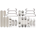 Hard Buttons (Power / Volume / Switch) For iPhone 15 Pro / 15 Pro Max (Natural Titanium)