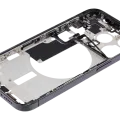 Mid-Frame Housing W/ Small Parts For iPhone 15 Pro (EU / Global Version) (Used OEM Pull: Grade A) (Black Titanium)