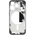 Mid-Frame Housing W/ Small Parts For iPhone 15 Pro (EU / Global Version) (Used OEM Pull: Grade A) (Blue Titanium)