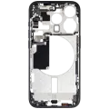 Mid-Frame Housing W/ Small Parts For iPhone 15 Pro (EU / Global Version) (Used OEM Pull: Grade A) (Blue Titanium)