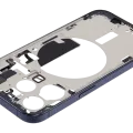 Mid-Frame Housing W/ Small Parts For iPhone 15 Pro (EU / Global Version) (Used OEM Pull: Grade A) (Blue Titanium)