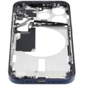 Mid-Frame Housing W/ Small Parts For iPhone 15 Pro (EU / Global Version) (Used OEM Pull: Grade A) (Blue Titanium)