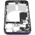 Mid-Frame Housing W/ Small Parts For iPhone 15 Pro (EU / Global Version) (Used OEM Pull: Grade A) (Blue Titanium)