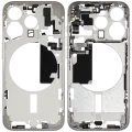 Mid-Frame Housing W/ Small Parts For iPhone 15 Pro (EU / Global Version) (Used OEM Pull: Grade A) (Natural Titanium)