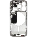 Mid-Frame Housing W/ Small Parts For iPhone 15 Pro (EU / Global Version) (Used OEM Pull: Grade A) (Natural Titanium)