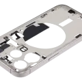Mid-Frame Housing W/ Small Parts For iPhone 15 Pro (EU / Global Version) (Used OEM Pull: Grade A) (Natural Titanium)