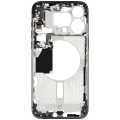 Mid-Frame Housing W/ Small Parts For iPhone 15 Pro Max (EU / Global Version) (Used OEM Pull: Grade A) (Black Titanium)