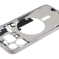 Mid-Frame Housing W/ Small Parts For iPhone 15 Pro Max (EU / Global Version) (Used OEM Pull: Grade A) (White Titanium)