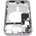 Mid-Frame Housing W/ Small Parts For iPhone 15 Pro Max (EU / Global Version) (Used OEM Pull: Grade A) (White Titanium)