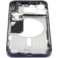 Mid-Frame Housing W/ Small Parts For iPhone 15 Pro Max (EU / Global Version) (Used OEM Pull: Grade A) (Blue Titanium)