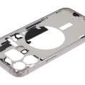Mid-Frame Housing W/ Small Parts For iPhone 15 Pro Max (EU / Global Version) (Used OEM Pull: Grade A) (Natural Titanium)