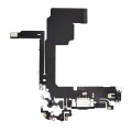 Charging Port Flex Cable For iPhone 15 Pro (Aftermarket Plus) (Black Titanium)